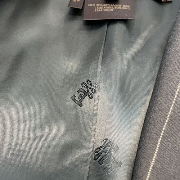 Vintage 80s ESCADA Margaretha Ley Wool Green Blazer - Picture 5 of 15